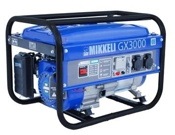 Бензиновый генератор Mikkeli GX3000 (2500 Вт) от компании MetSnab - фото 1