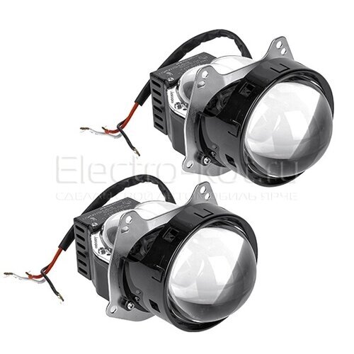 Би-светодиодные линзы LED bi-lens AOZOOM K2 3.0 дюйма три светодиода 4300K 2 шт от компании MetSnab - фото 1