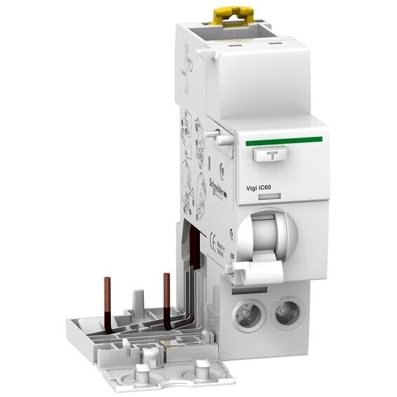 Блок дифференциальной защиты Schneider Electric Блок дифф. защ. Vigi iC60 2П 25A 100mA AC-тип (A9V12225) от компании MetSnab - фото 1