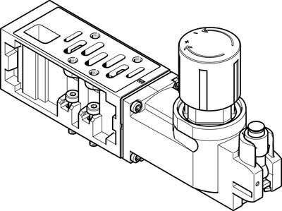 Блоки регуляторов Festo VABF-S1-2-R1C2-C-10 от компании MetSnab - фото 1