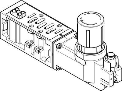 Блоки регуляторов Festo VABF-S2-2-R1C2-C-10 от компании MetSnab - фото 1