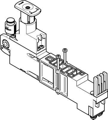 Блоки регуляторов Festo VMPA2-B8-R1C2-C-06 от компании MetSnab - фото 1