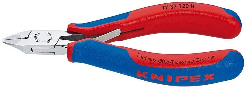 Бокорезы для электроники KNIPEX 77 32 120 H KN-7732120H от компании MetSnab - фото 1