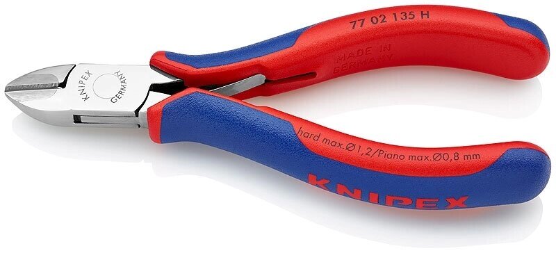 Бокорезы KNIPEX KN-7702135Н, хромированные, 135 mm от компании MetSnab - фото 1