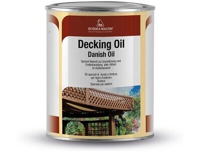 Borma Wachs Масло Borma Wachs датское для наружных работ Decking Oil (Цвет-Бесцветный Объём-20 л.) от компании MetSnab - фото 1