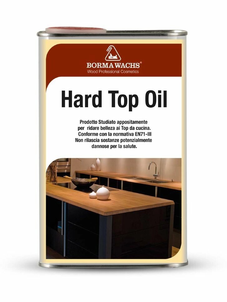 Borma Wachs Масло твердое для столешниц Hard Top Oil (10,0 л.) от компании MetSnab - фото 1