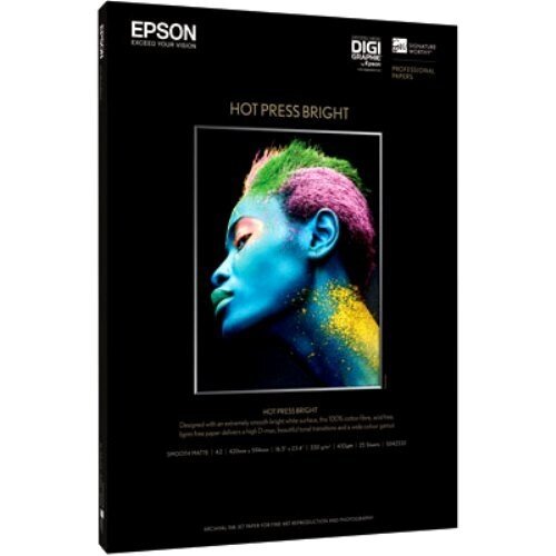 Бумага для принтера А2 Epson Fine Art Paper Hot Press Bright 25 листов (C13S042332) от компании MetSnab - фото 1