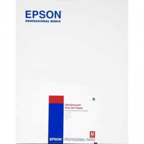 Бумага для принтера А2 Epson UltraSmooth Fine Art Paper 325 г/м2 А2 (25 листов) (C13S042105) от компании MetSnab - фото 1