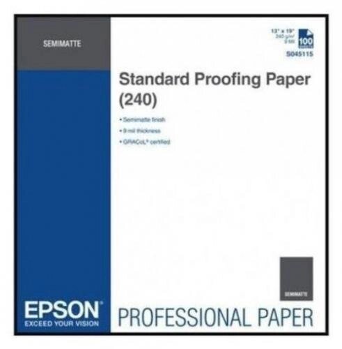 Бумага для принтера А3+ Epson Standard Proofing Paper 240 for A3+ (100sh) (C13S045115) от компании MetSnab - фото 1