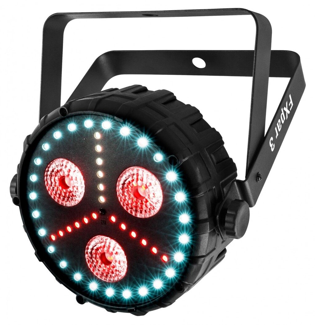 CHAUVET-DJ FXpar 3 мультиэффект RGB+UV+STR+PIX от компании MetSnab - фото 1