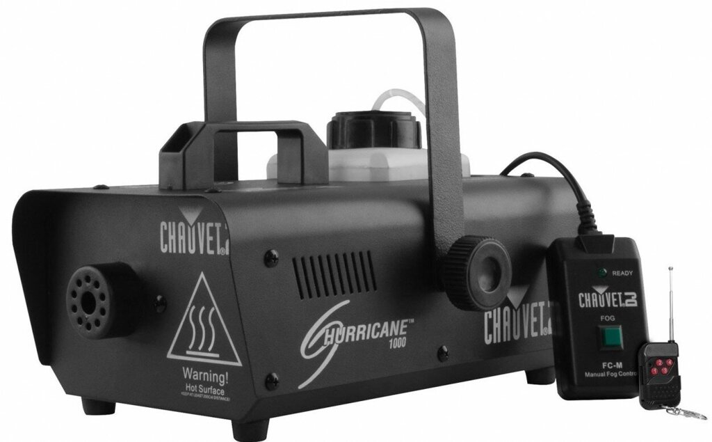 Chauvet-DJ Hurricane 1000 генератор дыма для безглицеринового топлива с нагревателем 700 Вт от компании MetSnab - фото 1