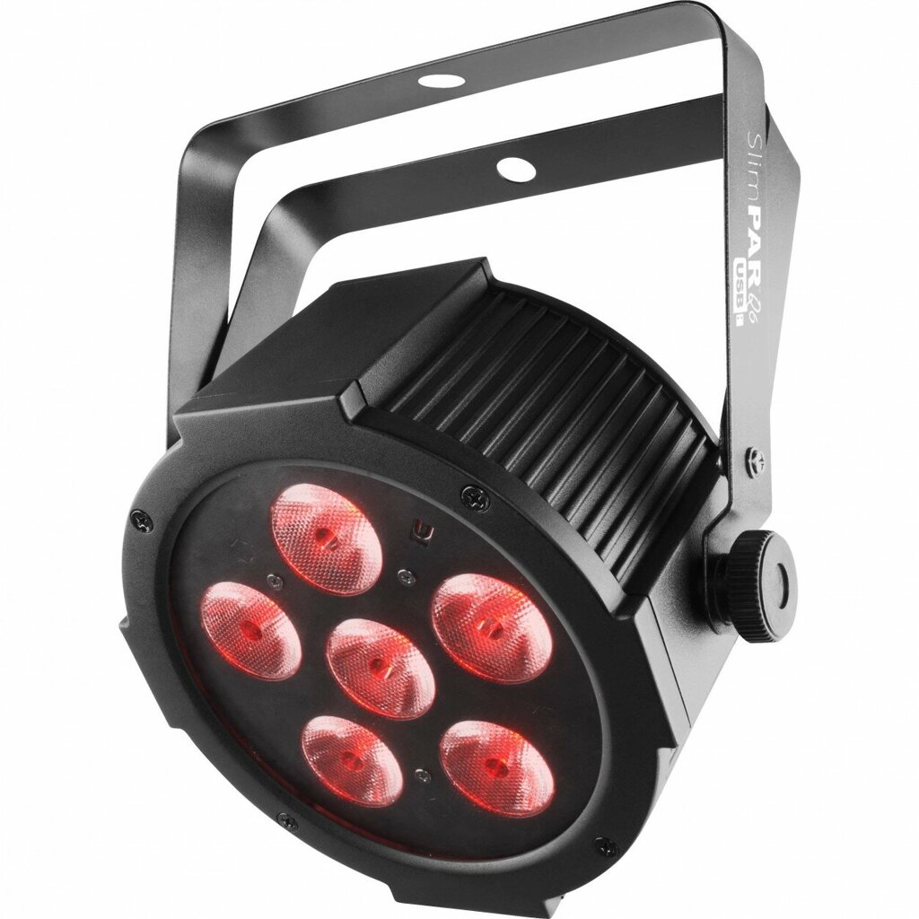 Chauvet-DJ SlimPAR Q6 USB светодиодный прожектор направленного света LED PAR 6x4Вт RGBA c DMX, D-Fi и ИК управлением от компании MetSnab - фото 1