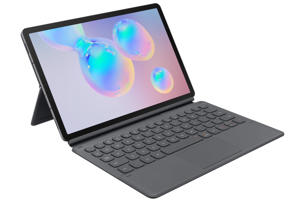 Чехол с клавиатурой Samsung Tab S6, тёмно-серый от компании MetSnab - фото 1