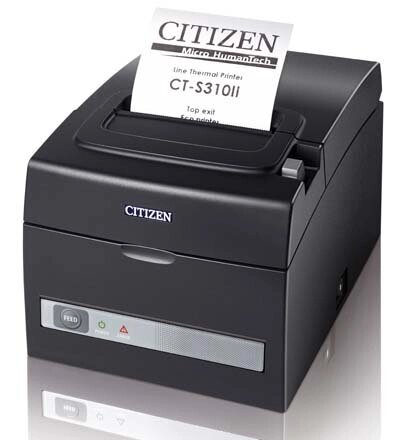 Чековый принтер Citizen CT-S310II, USB, Ethernet, черный (CTS310IIXEEBX) от компании MetSnab - фото 1