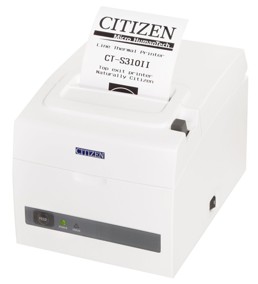 Чековый принтер Citizen CT-S310II, USB, Serial, белый (CTS310IIEPW) от компании MetSnab - фото 1