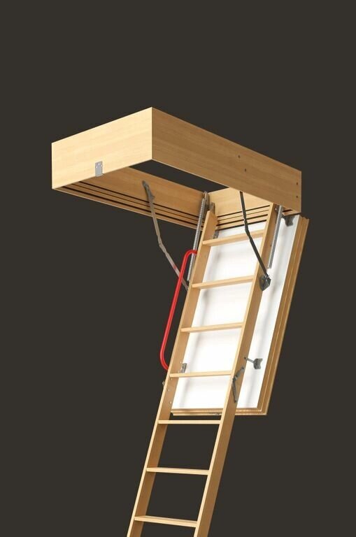 Чердачная лестница LUX 70x120x300 см от компании MetSnab - фото 1