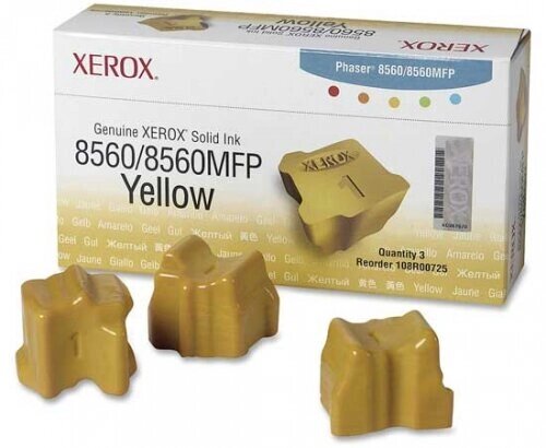 Чернила Xerox Желтый/Yellow, 3 шт x 1000 стр (108R00766) от компании MetSnab - фото 1