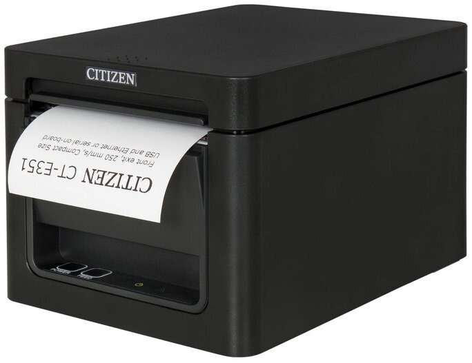 CTE351XEEBX Чековый принтер Citizen POS CT-E351, Ethernet, USB, Black от компании MetSnab - фото 1