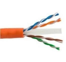 Datarex DR-141004 Кабель категории 6, 4 пары U/UTP, 23AWG, LSZH нг (А)-HF, оранжевый, катушка 500 м от компании MetSnab - фото 1