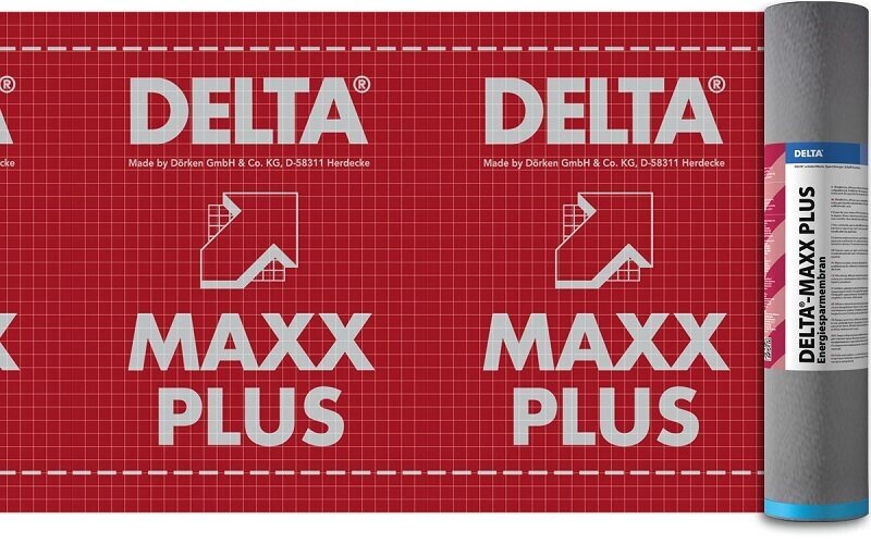 Delta MAXX PLUS Диффузионная мембрана с адсорбционным слоем (75м2; диффузионная антиконденсат.) от компании MetSnab - фото 1