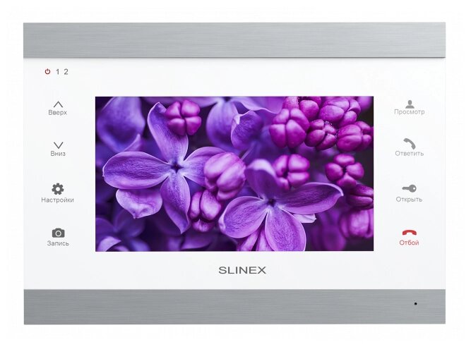 Домофон (переговорное устройство) Slinex SL-07IP (silver + white) белый (домофон) от компании MetSnab - фото 1