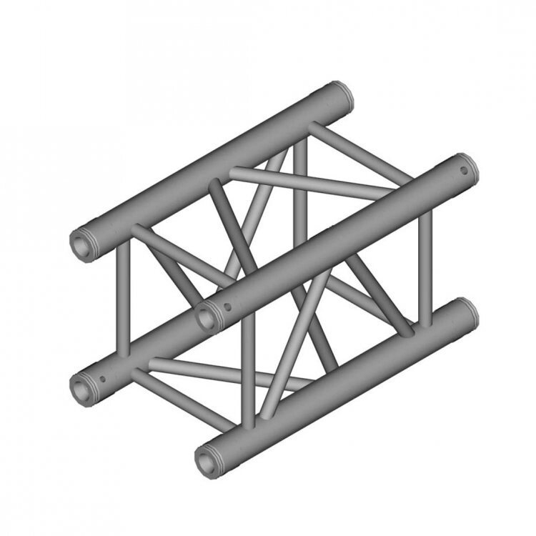 Dura Truss DT 34-050 Ферма алюминиевая, сечение 300х300мм, длина 50см. Труба 50х2. Макс. распределенная нагрузка 1000 от компании MetSnab - фото 1