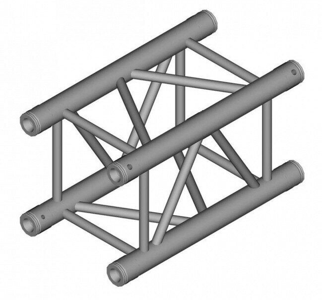 DuraTruss DT 34-050 Ферма алюминиевая, сечение 300х300мм, длина 50см. Труба 50х2. Макс. распределен от компании MetSnab - фото 1