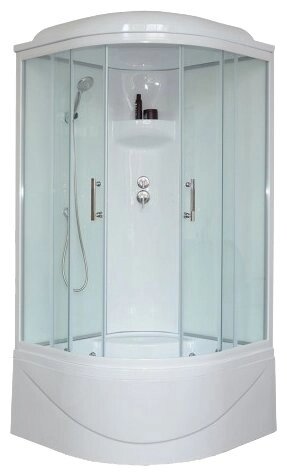 Душевая кабина Royal Bath RB 90BK4 высокий поддон 90см*90см от компании MetSnab - фото 1