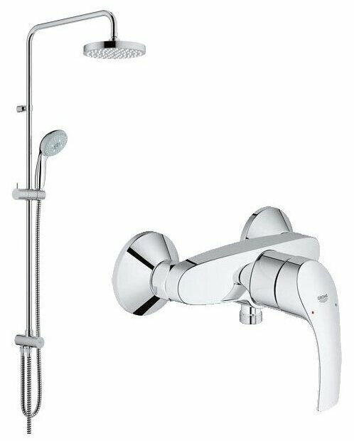 Душевая стойка Grohe Eurosmart 124410 хром от компании MetSnab - фото 1