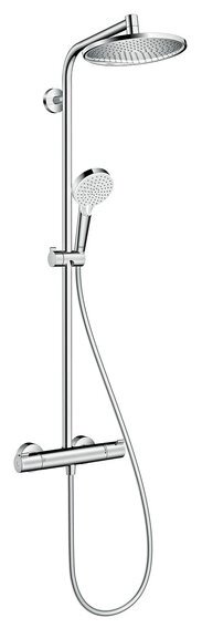 Душевая стойка hansgrohe Crometta S 240 1jet Showerpipe 27267000 хром от компании MetSnab - фото 1