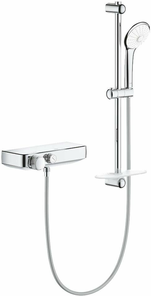 Душевой комплект Grohe Grohtherm SmartControl 34720000 с термостатом от компании MetSnab - фото 1