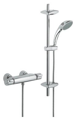 Душевой набор (гарнитур) Grohe Grohtherm-2000 34195 хром от компании MetSnab - фото 1