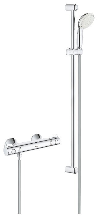 Душевой набор (гарнитур) Grohe Grohtherm 800 34566001 хром от компании MetSnab - фото 1