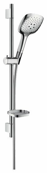 Душевой набор (гарнитур) hansgrohe Raindance Select E 150 3jet/ UnicaS Puro 27856400 комбинированное от компании MetSnab - фото 1