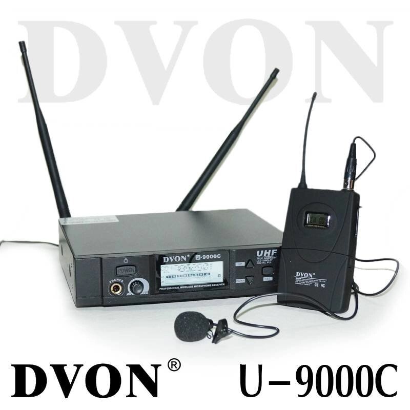 DVON U-9000C (LV) Радиосистема UHF, 1 петличный микрофон от компании MetSnab - фото 1