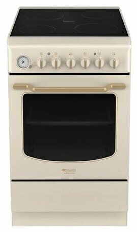 Электрическая плита Hotpoint-Ariston HT5VM4A (OW) от компании MetSnab - фото 1