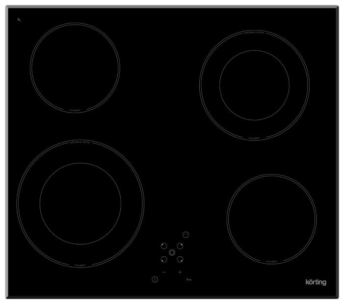 Электрическая варочная панель Korting HK 62031 B от компании MetSnab - фото 1