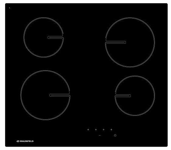 Электрическая варочная панель MAUNFELD MVCE59.4HL. SZ-BK от компании MetSnab - фото 1