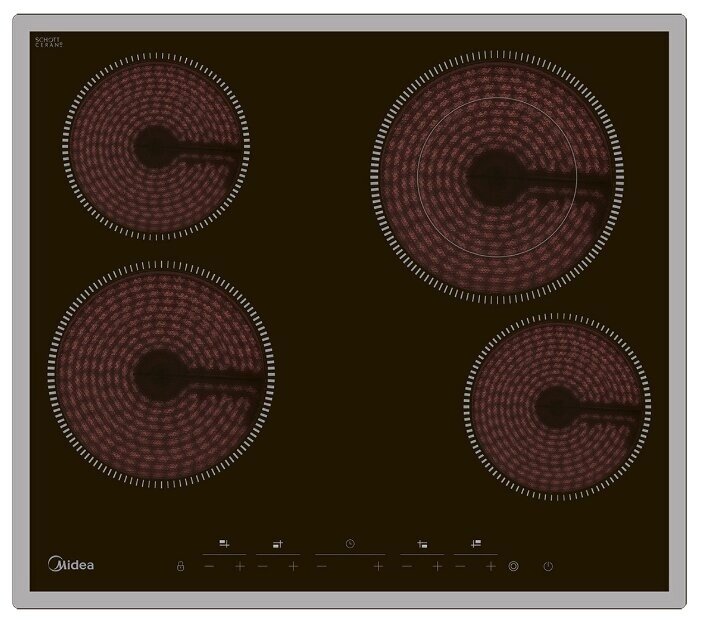 Электрическая варочная панель Midea MCH64430X от компании MetSnab - фото 1