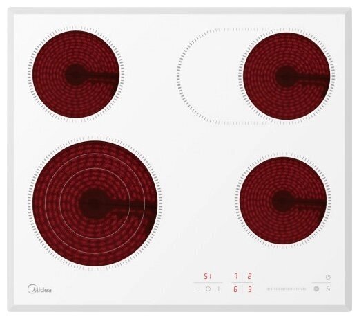 Электрическая варочная панель Midea MCH64767FW от компании MetSnab - фото 1