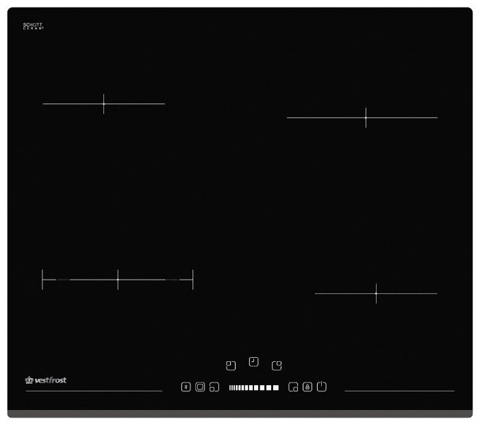 Электрическая варочная панель Vestfrost VFVIT60HM от компании MetSnab - фото 1