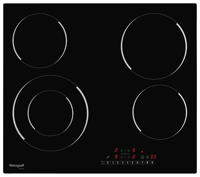Электрическая варочная панель Weissgauff HV 641 BS от компании MetSnab - фото 1
