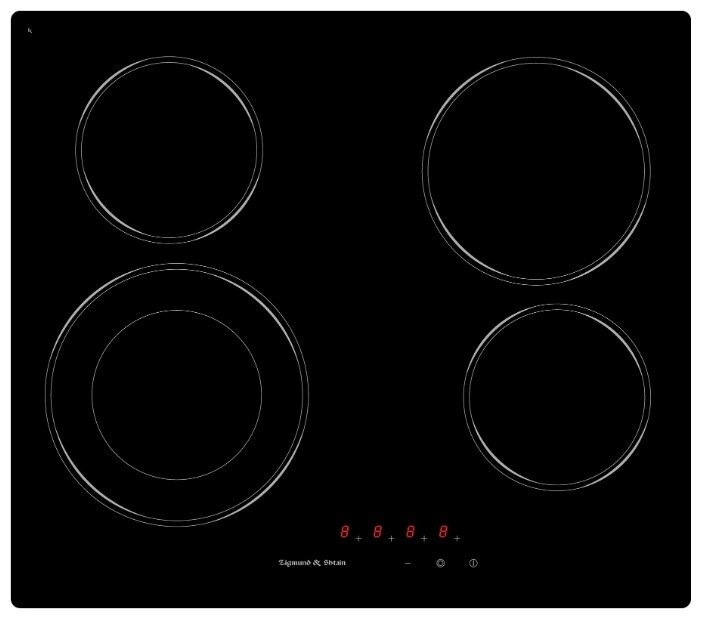 Электрическая варочная панель Zigmund  Shtain CNS 026.60 BX от компании MetSnab - фото 1