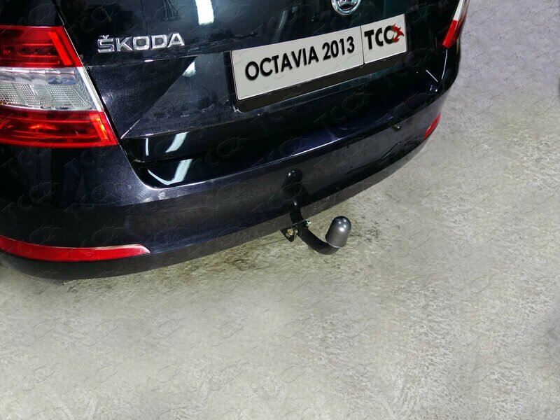 Фаркопы ТСУ ТСС Фаркоп (оцинкованный, шар A) на Skoda Octavia 2013- от компании MetSnab - фото 1