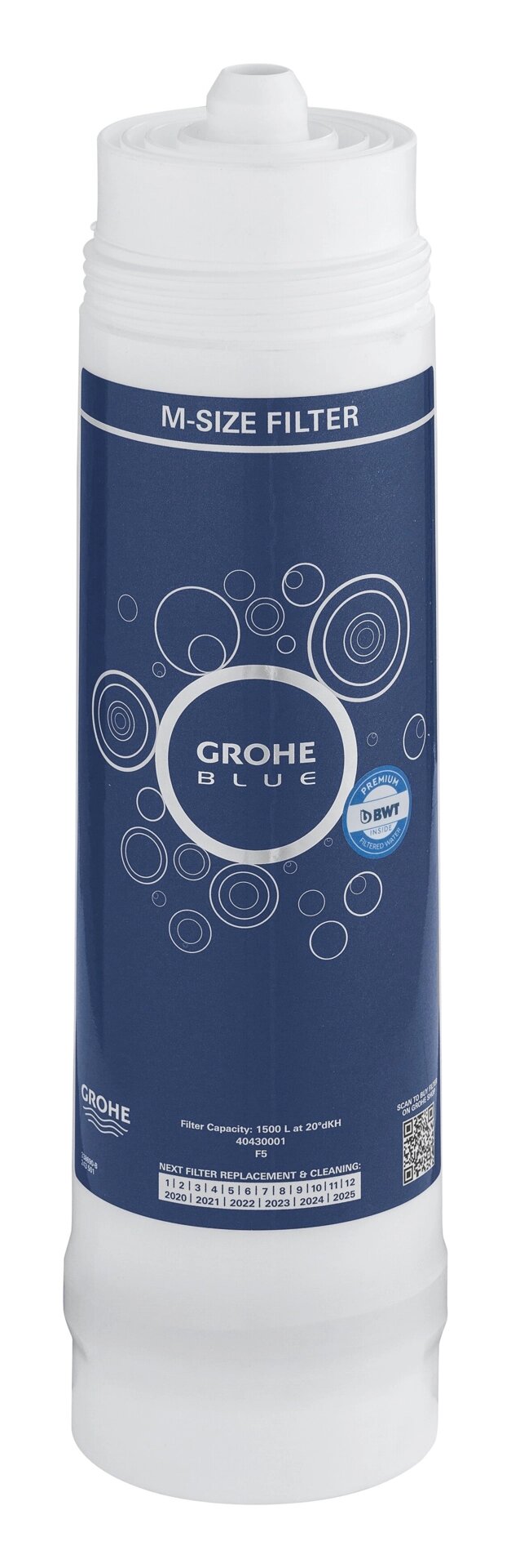 Фильтр сменный для водных систем GROHE Blue (1500 литров) new (40430001) от компании MetSnab - фото 1