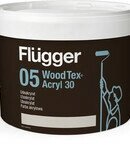 Flugger 05 Wood Tex Acrylic Paint Akrylmaling / Флюггер 05 Вуд Тех Акрилик Пеинт Акримейлинг Полуматовая акриловая от компании MetSnab - фото 1