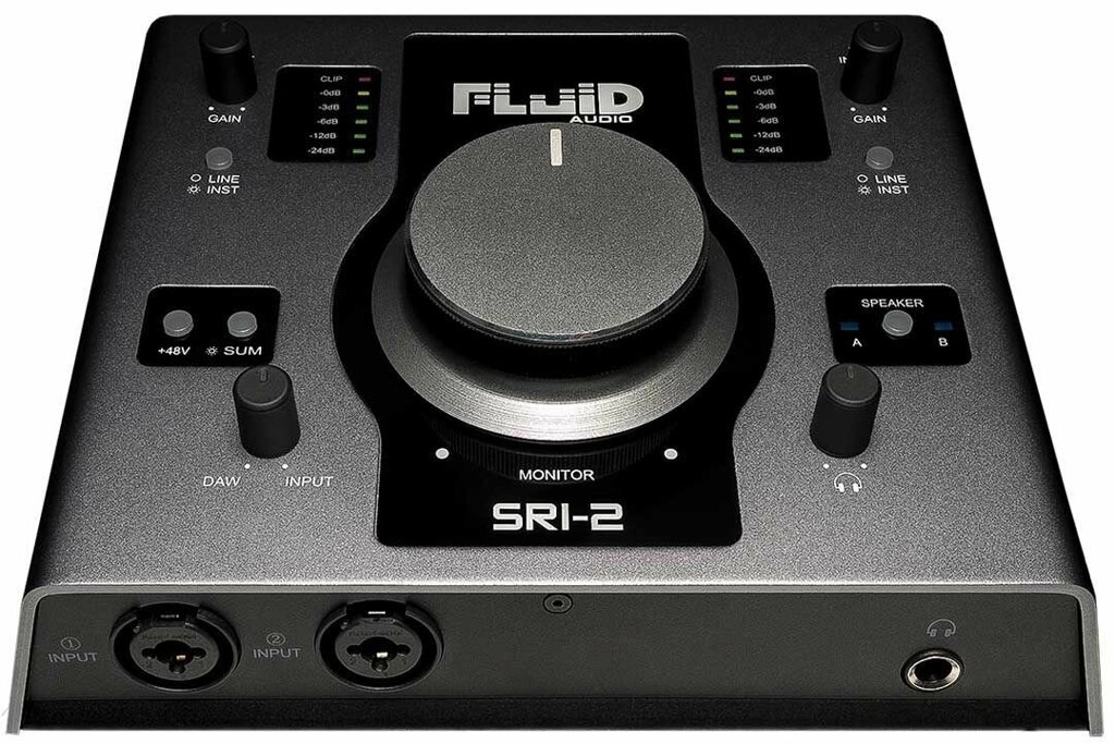 Fluid Audio SRI-2 внешний аудиоинтерфейс, АЦП/ЦАП 24-bit/192kHz, 2хXLR/TRS, OSX/Windows от компании MetSnab - фото 1