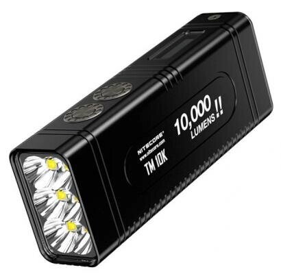 Фонарь ручной Nitecore TM10K чёрный 17683 от компании MetSnab - фото 1