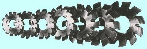 Фреза m 6,5 (комплект из 8шт) 110х32мм р18 20 град, z=10 (компл) Без тм, 19883 от компании MetSnab - фото 1