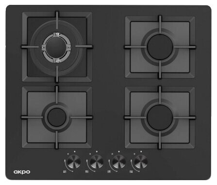 Газовая варочная панель AKPO PGA 604 NGC-T BL от компании MetSnab - фото 1